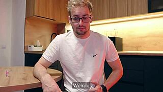 i got so wild when my nerdy step bro stared at my tight ass and rode me rough