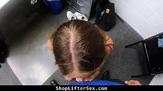 Security Officer Learns That Shoplifter Has Run Away From Home