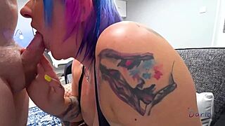 cum slave pervert daniel worships livie blainn's cum covered body