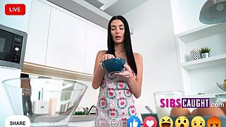 Nude Baking Turns Into Bareback Action with Step Family