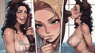 Stepmom gets fucked in hentai game