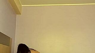 Latina wife engages husband with taxi driver for intense milking session.