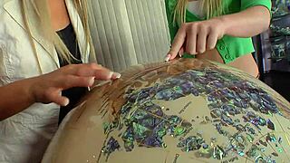 this is our surprise threesome with pretty blonde pornstar babe