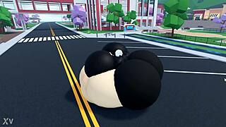 my thicc avatar dancing for you with huge ass shaking and big tits