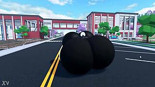 my thicc avatar dancing for you with huge ass shaking and big tits