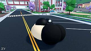 my thicc avatar dancing for you with huge ass shaking and big tits