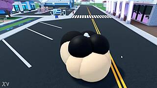 my thicc avatar dancing for you with huge ass shaking and big tits