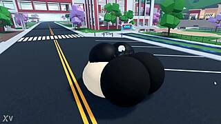 my thicc avatar dancing for you with huge ass shaking and big tits