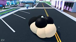 my thicc avatar dancing for you with huge ass shaking and big tits