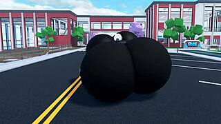 my thicc avatar dancing for you with huge ass shaking and big tits