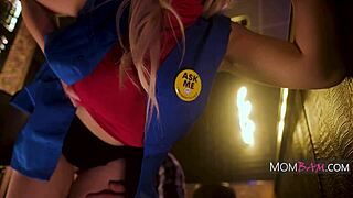 Blonde boss Barbie Breach in kinky quandary with Mike Mancini