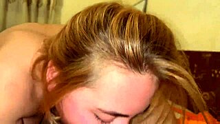 Beautiful double blowjob with face fuck and choking