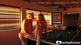 Sexy Ginger Breaks Billiard Room Rules