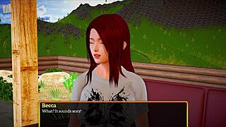 My new family 477 teen redhead shows big ass and tits