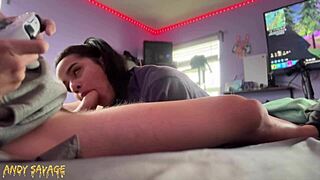 Can You Handle This Tiny Latina's Rough Assfucking Creampie?