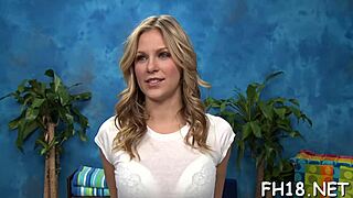 attractive teen 18+ie gets pussy and face hole screwed in couple massage