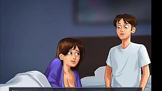 stepmom and stepsis with huge boobs get slammed hard in raw action.