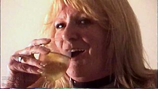 brandi entertains a group with her skills