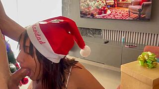 Best Christmas gift for my stepmother? A big cock in her ass