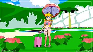 princess peach summer getting her big ass fucked hard