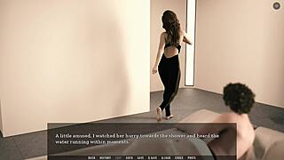 She commanded her to lick in the game sex scene.