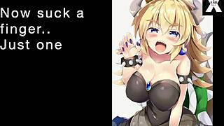 Bowsette turns you into her anal whore?