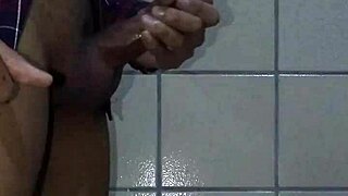 The horny twink can't hold back and cums during gay masturbation.