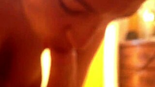 Passionate Italian Amateur Blowjob with Perfect Big Tits