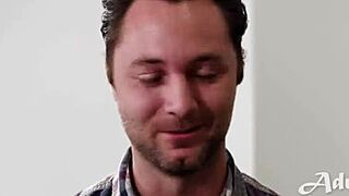 Petite brunette gets oiled in nuru massage and rides cock