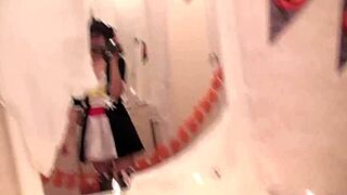 Steamy striptease from a Caribbean beauty on camera