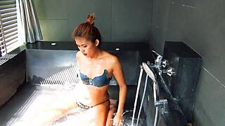 hey, check out these wet finger games in the whirlpool. part 4 of vrpussyvision solo fun.