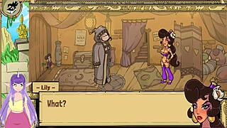 queen trainer uncensored part 3 features blonde and brunette characters in the game