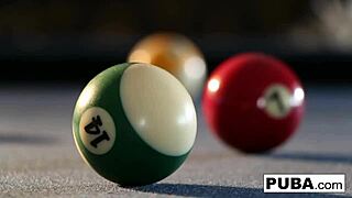 Hot Solo On A Billiards Table With Sexy Asian Pornstar Mia Lelani