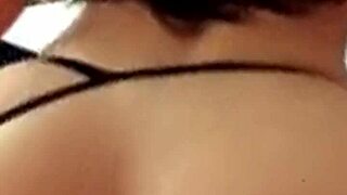 Petite Milla Santiago takes huge cock deep in her tight anal!