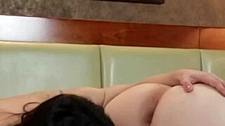 this italian brunette is having hard delicious sex