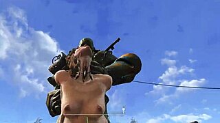 Mutant Vs Girl In Bent Over Doggy With Stockings