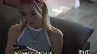 dangerous game with blonde milf creampie?