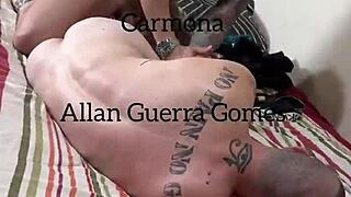 Carmona Gives Detailed Massage To Naked Allan Guerra And Takes Advantage Of His Ass