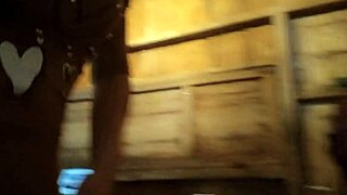 Milf found stepson exercising, seduced him for homemade riding sex.