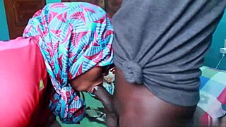 Big Dick Fucking Yoruba Wife's Big Butt Creampie