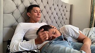 Petite 18+ Takes Monster Cock in Mouth Until Cumshot