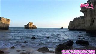 Skinny German teen 18+ takes outdoor cock?