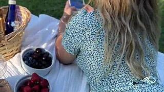 join a steamy date with a gorgeous blonde latina showing off huge curvy assets.