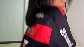 Naughty neighbor took me to his app for rough sex