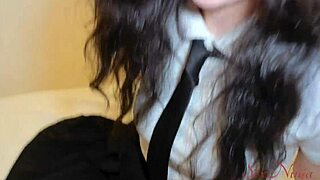 Schoolgirl gets fucked hard in various positions and roles
