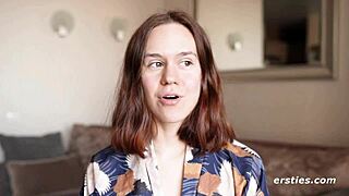 I watch Anca have an intense dildo session with toys. She moans loudly.