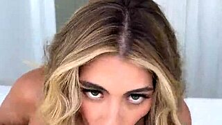 join a steamy date with a gorgeous blonde latina showing off huge curvy assets.