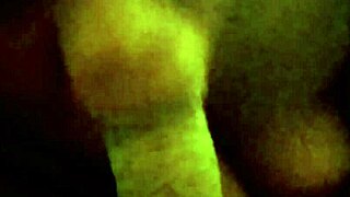 ebony girl gives blowjob to monster cock with big tits bouncing