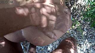 Public humiliation of an amateur MILF includes pissing, fucking, and creampies