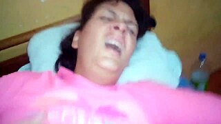 Relaxing after a shower, enjoying the calm.